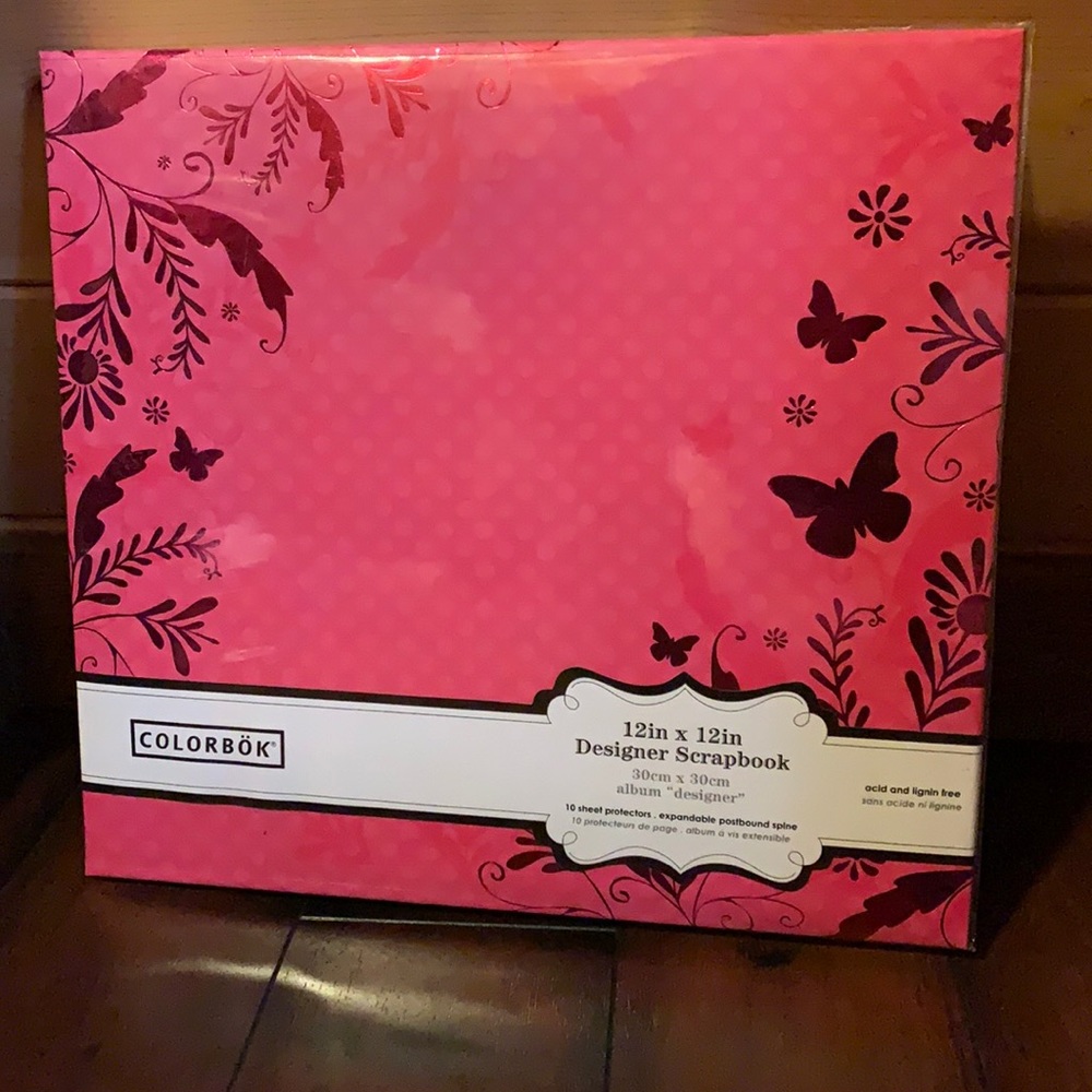 12 inch square designer scrapbook